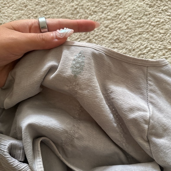 Free people movement good karma onesie in grey - Picture 4 of 5